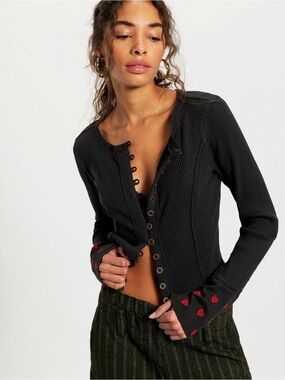We The Free Daria Cuff Cardi
